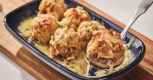 Seafood-Stuffed Mushrooms